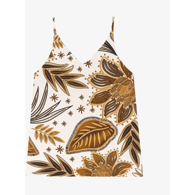 Blusa de Alça Feminina Endless em Viscotorcion Amarelo