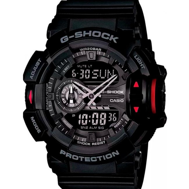 Relógio Masculino Casio G-Shock Preto - GA-400-1BDR Preto