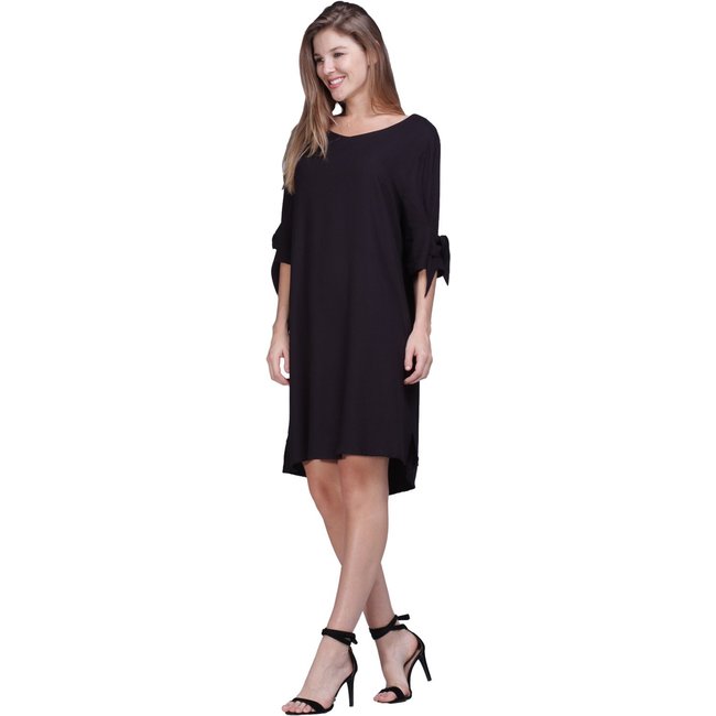 Vestido Curto Amazonia Vital Cruzado Black