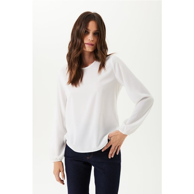 Blusa Traymon Manga Longa Off White