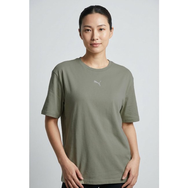 Camiseta Feminina Puma Ess Relaxed Verde
