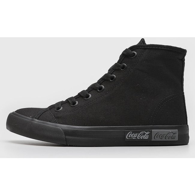 Tênis Feminino Coca Cola Cano Médio Preto