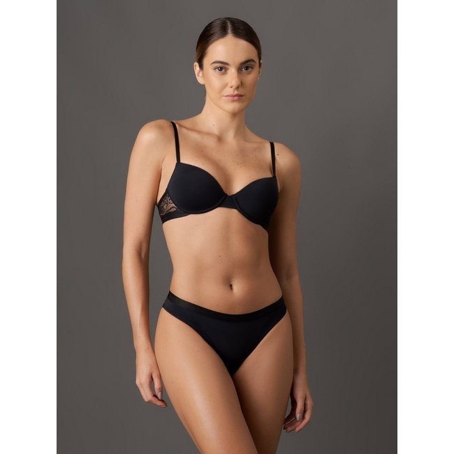 Sutiã Push Up Soft Lace Calvin Klein Underwear - Preto Calvin Klein Jeans