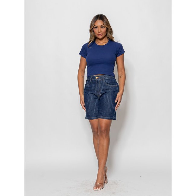 Bermuda Feminina Jorts Jeans Crocker - 51162