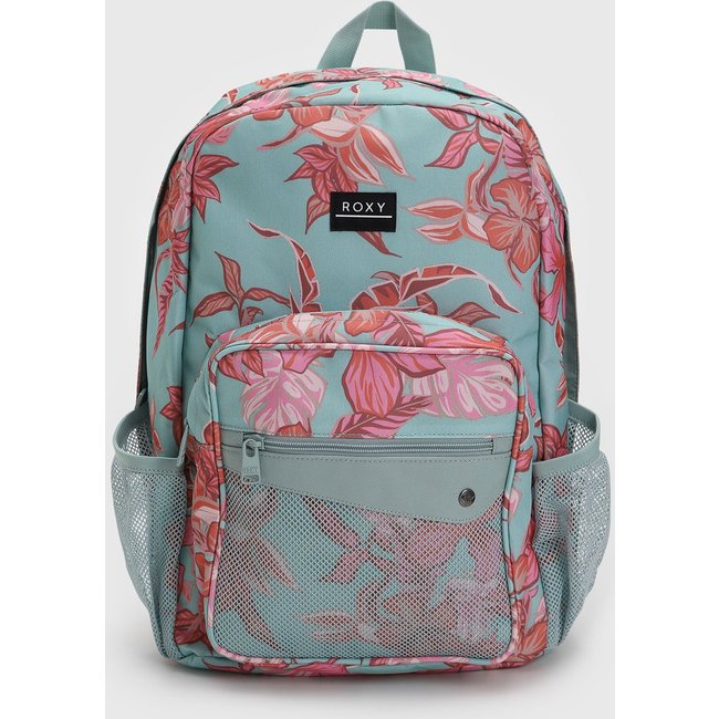 Mochila Unissex Roxy Best Time Verde Floral