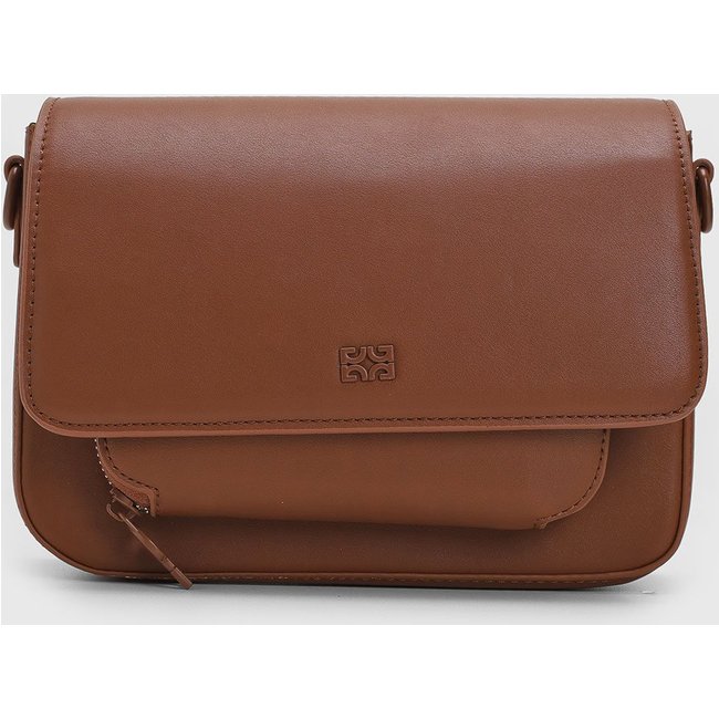 Bolsa Tiracolo Feminina Degalls Alça Removível Marrom