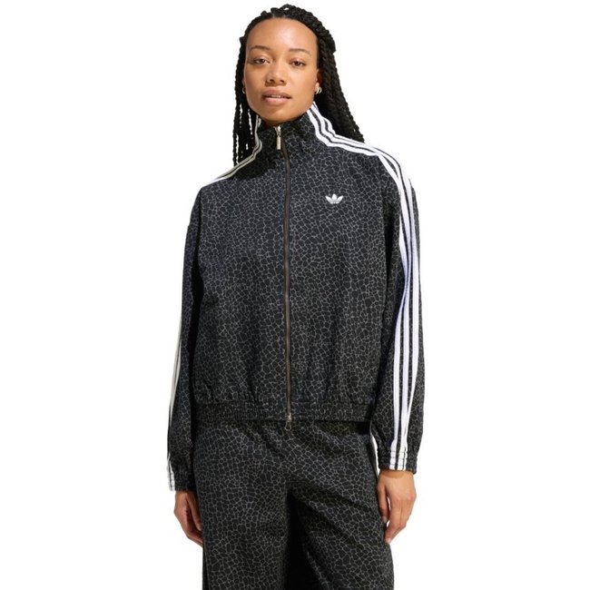 JAQUETA JEANS OVERSIZED FIREBIRD AOP adidas Originals Preto