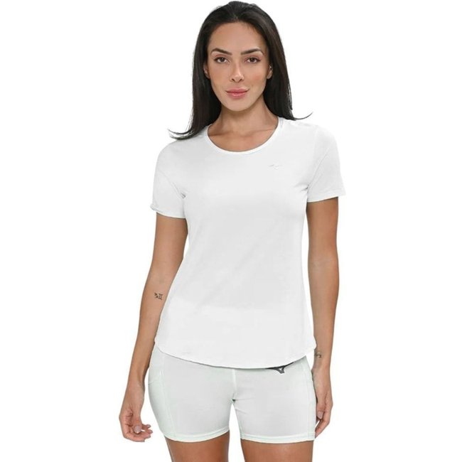 Camiseta Mizuno Pro UV Feminina - Branco - mizuno