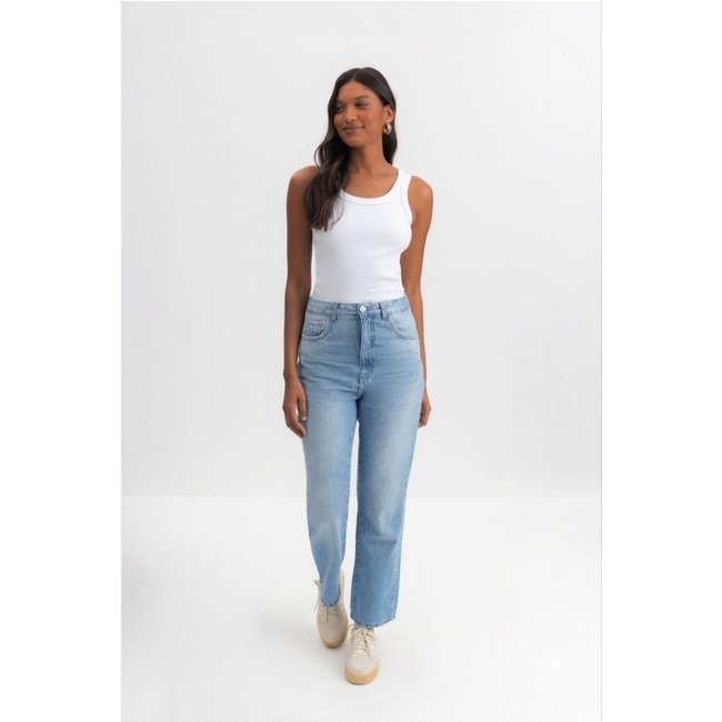 Calça jeans feminina Essendi Azul