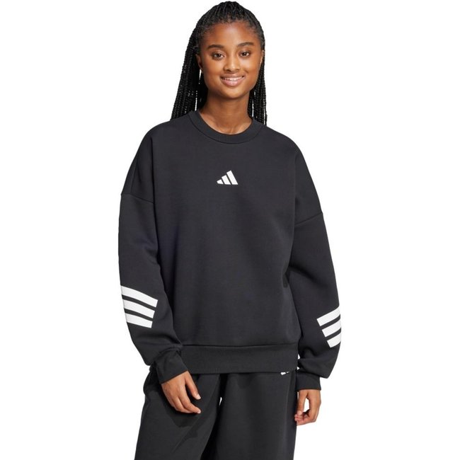 Moletom Três Listras Future Icons adidas Sportswear Preto