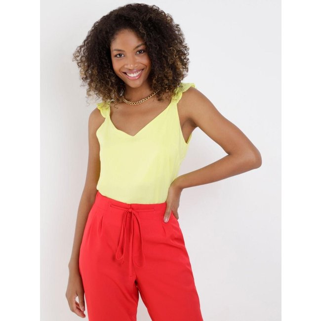 Blusa Regata Autentique Feminina Amarelo