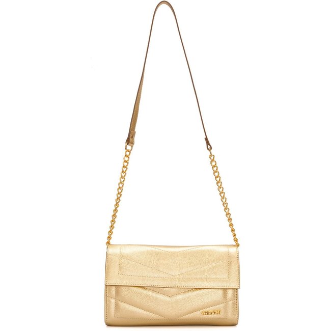 Bolsa de Couro Griffazzi Ouro Light