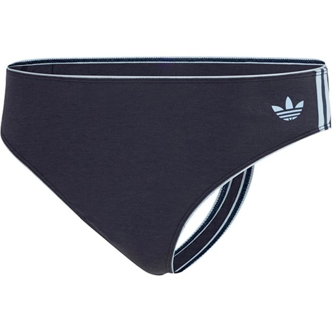Calcinha Fio Dental adidas Underwear Azul Marinho