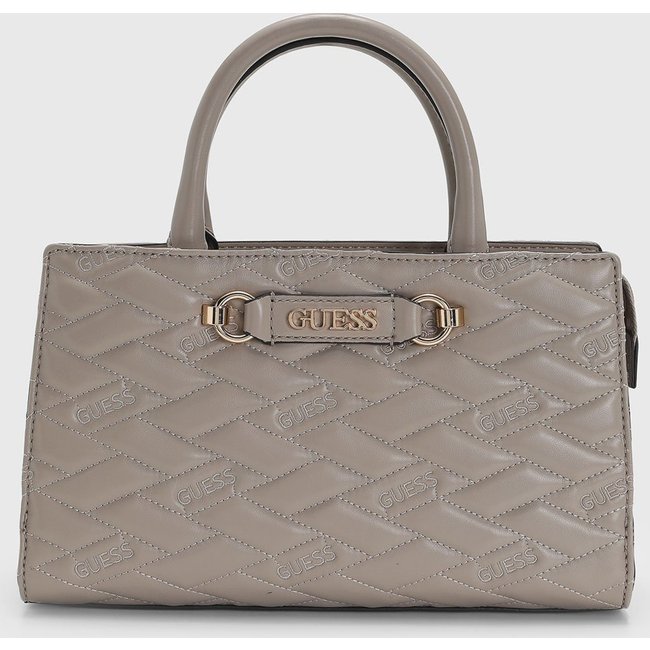Bolsa Grande Guess Matelassê Taupe