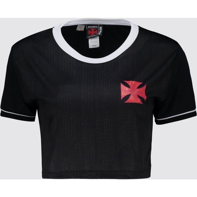 Cropped Vasco Grito Feminino Preto