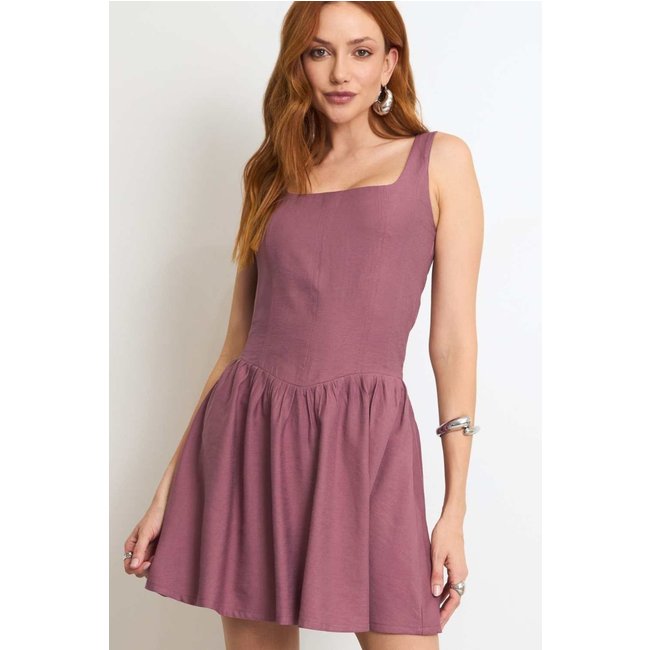 Vestido Vanibele Curto Rosê