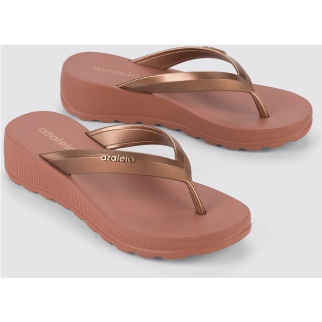 Tamanco Feminino Azaleia Fabi Light Line Cobre