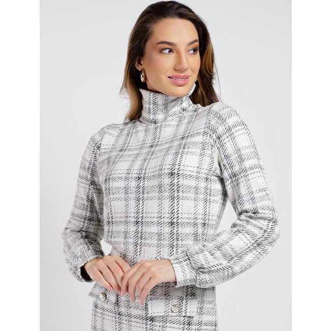 Blusão Xadrez Autentique Feminino BRANCO