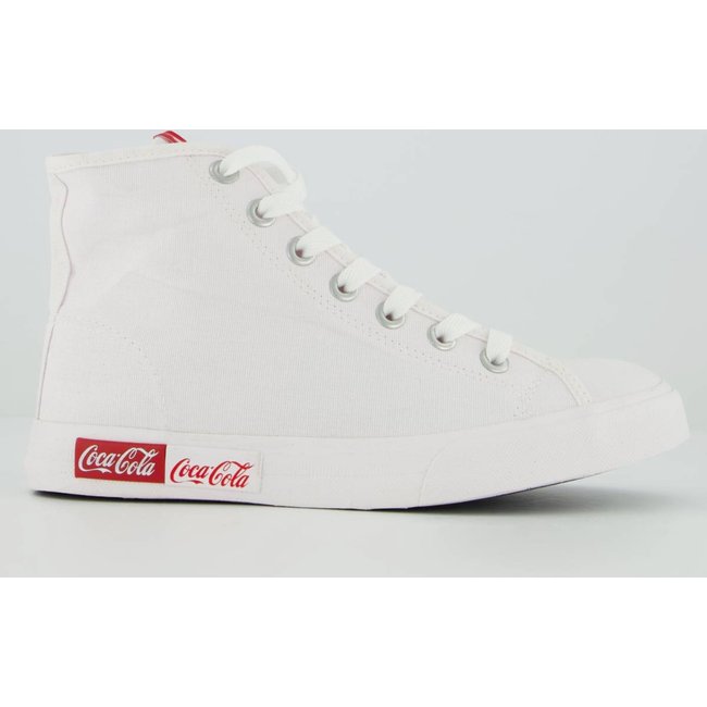 Tênis Coca Cola Blend Basic Hi Feminino Branco