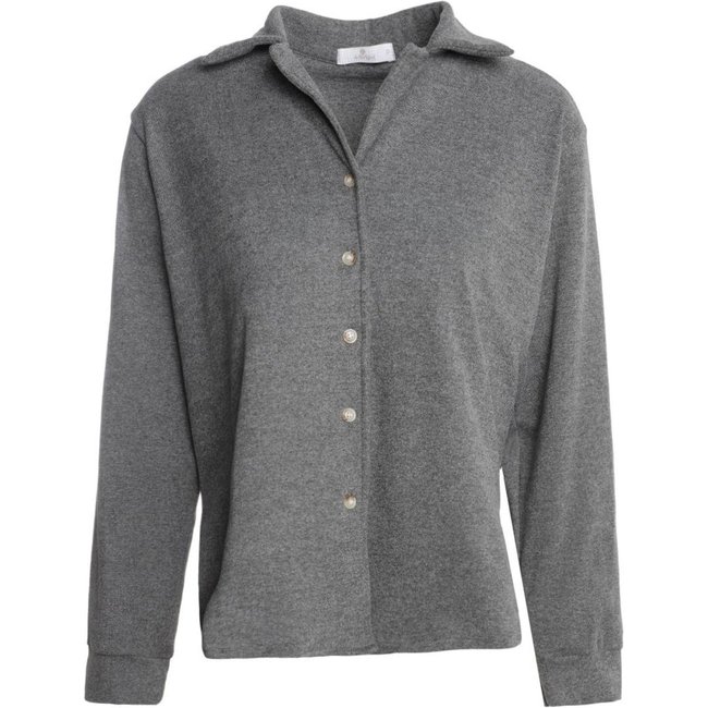 Camisa Malha Autentique Feminina CINZA