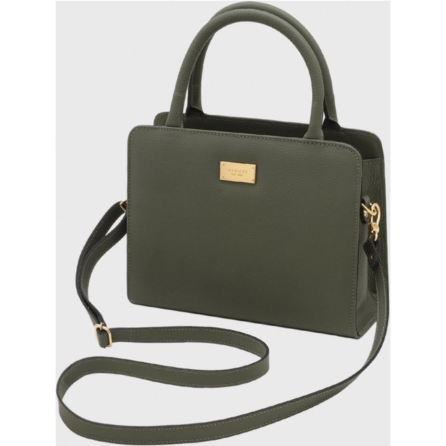 Bolsa Transversal Couro Mariart Maia Army