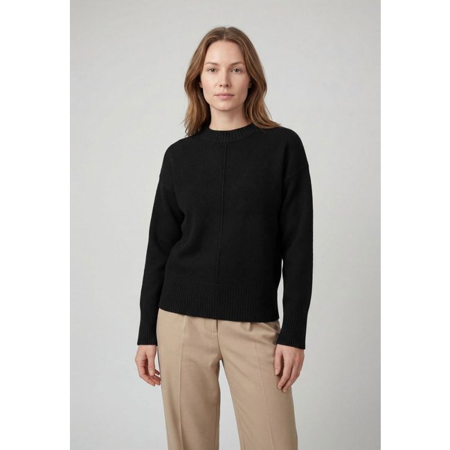 Tricot Feminino Facinelli Gola Careca Preta