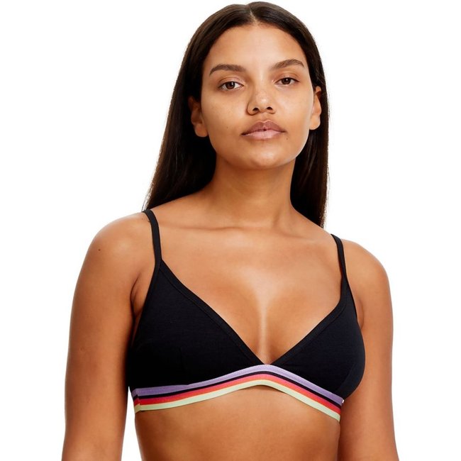 Top Triângulo Pop Preto Preto - M