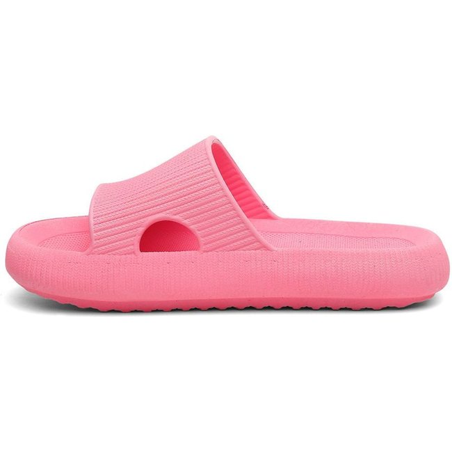 Chinelo Nuvem Ortopédico Pé de Algodão Rosa