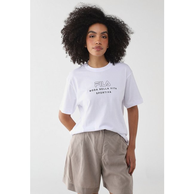 Camiseta Fila Oversized Vita Outline Branca