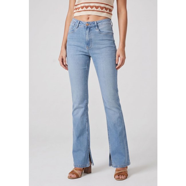 Calça Jeans Feminina Lez a Lez Elastano Azul
