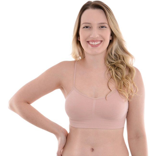 Sutiã Top Sem Bojo De Microfibra Selene