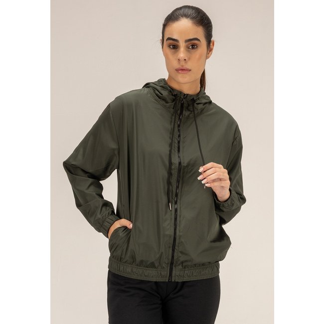 Corta Vento Feminino Verde Classic Dulk