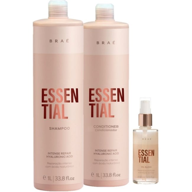 Kit Braé Essential Repair Litro (3 produtos)