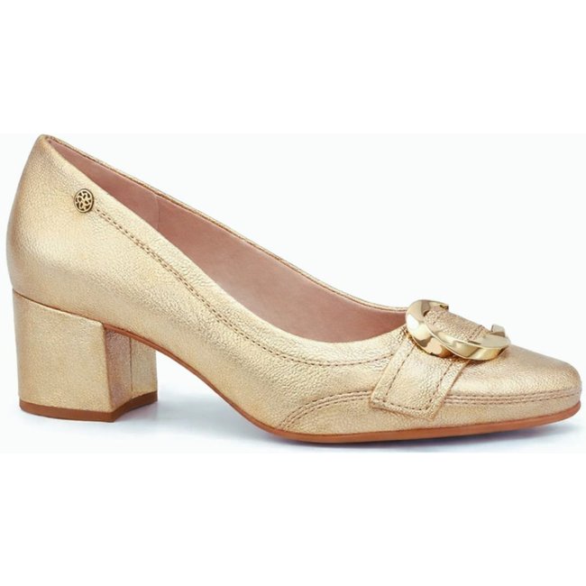 Sapato Feminino Couro Salto Bloco Médio Ramarim 2662102