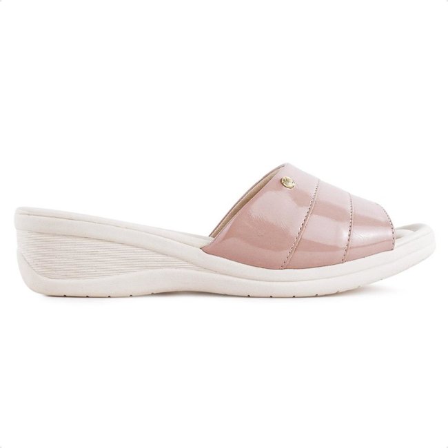 Tamanco Comfortflex Casual Feminino Rosa