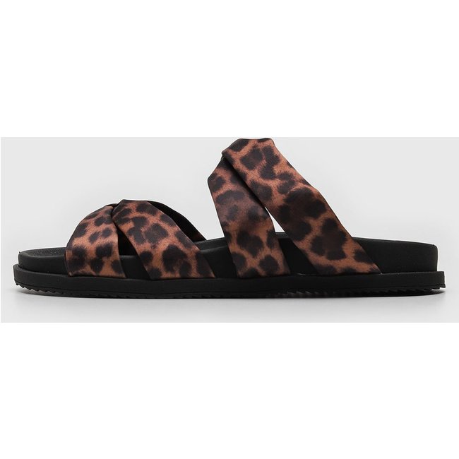 Rasteira Slide Anacapri Animal Print Marrom