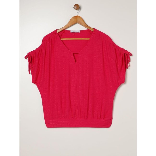 Blusa Fio Brilhoso Autentique Plus Size Feminina ROSA