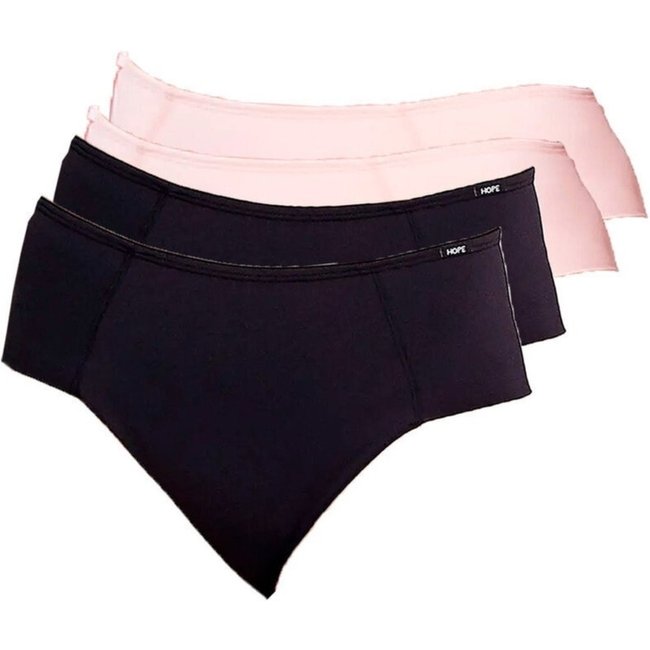 Kit com 4 Calcinhas Alta Hope 33860 Rosa
