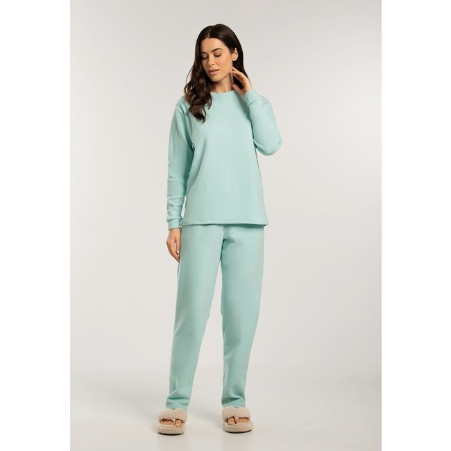 Conjunto Pijama Soft Fleece Térmico Feminino