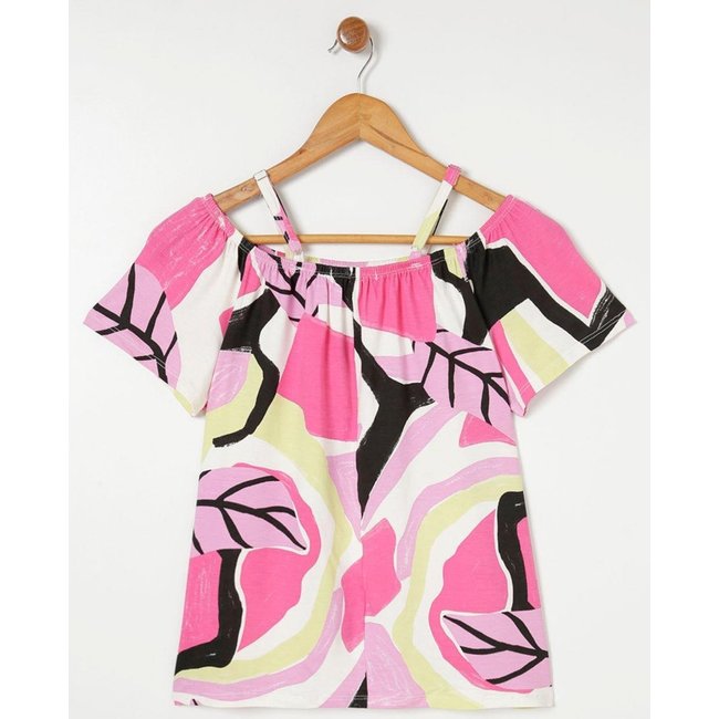 Blusa Ciganinha Autentique Feminina Rosa Pink