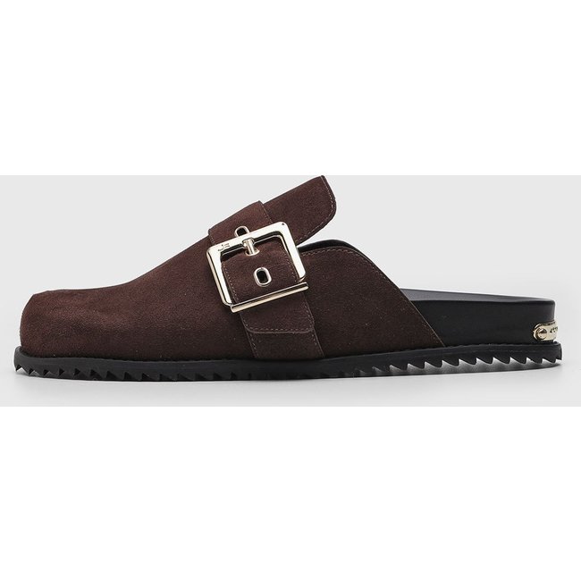 Mule Feminino Jorge Bischoff Fivela Marrom