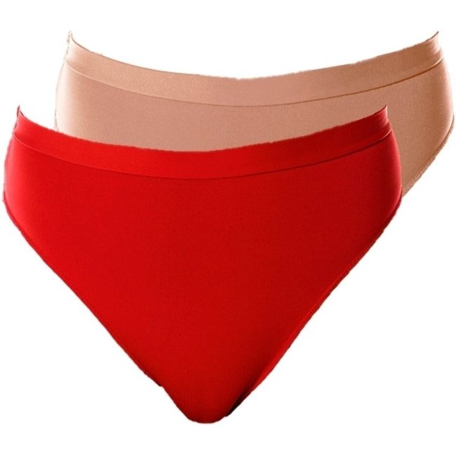 Kit com 2 Calcinhas Demillus 26826 Vermelho