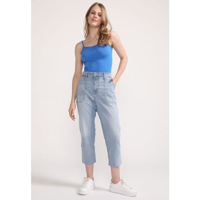 Regata Alcinha D Bell Outlet Fashion Basica Azul