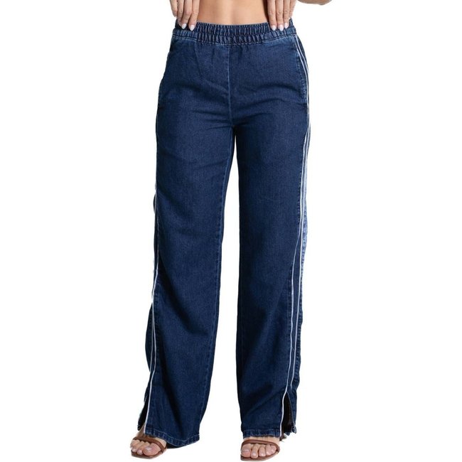 Calça Jeans Sawary Wide Leg - 281327 - Azul - Sawary