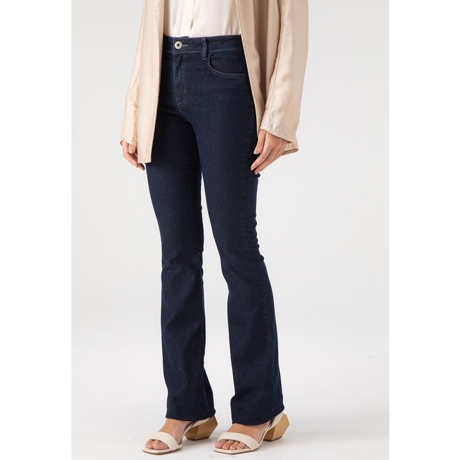 Calça Jeans Forum Bootcut Lisa Azul-Marinho