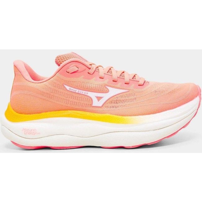 Tênis Feminino Mizuno Wave Sky 9 Running J1GD250225 Coral 34
