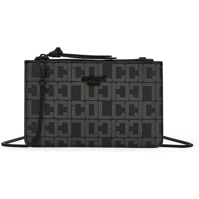 Bolsa Crossbody Colcci Monograma Ve26 Preto Feminino
