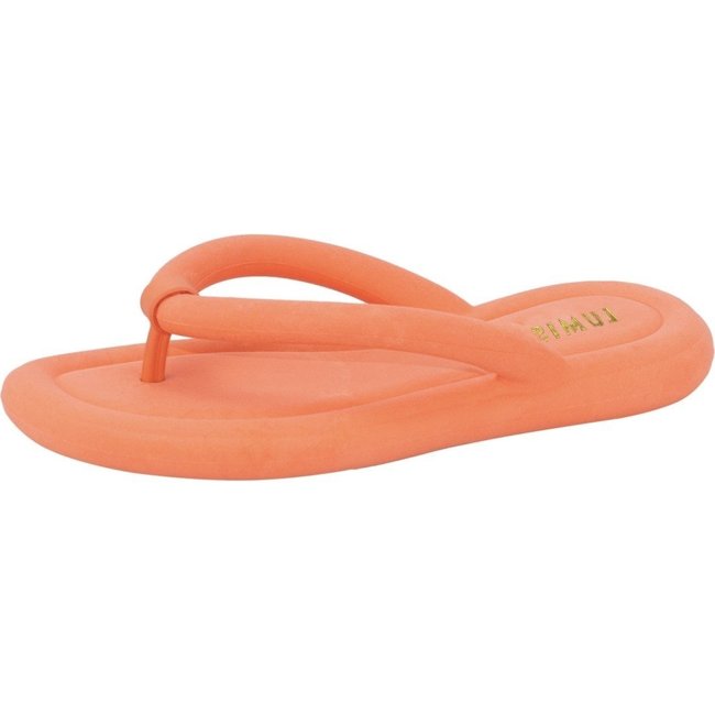 Chinelo Nuvem Lumiss Confortável Slide Macio Leve Salmão