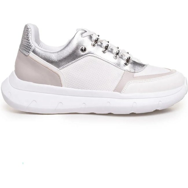 Tênis cê Casual Metal Feminino Branco