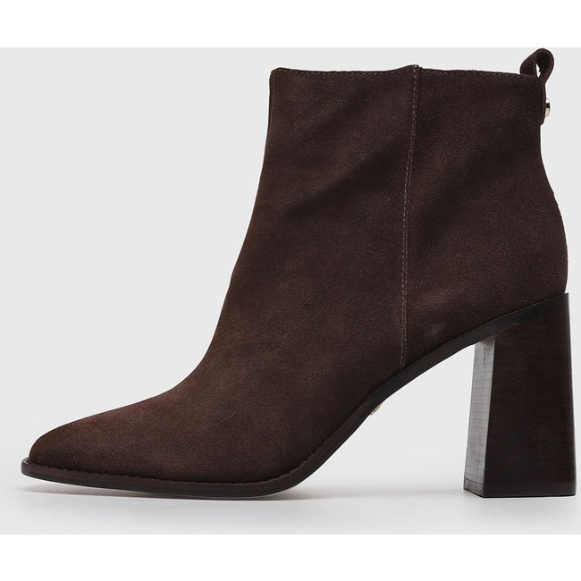 Bota Feminina Jorge Bischoff Salto Alto Marrom
